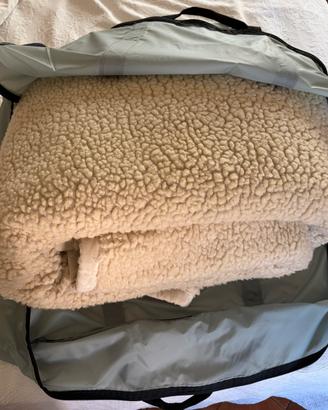 Coperta matrimoniale in pura lana vergine