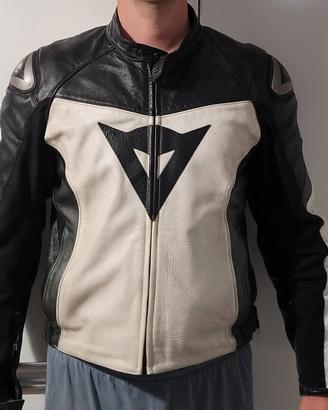 giacca in pelle dainese TG 56