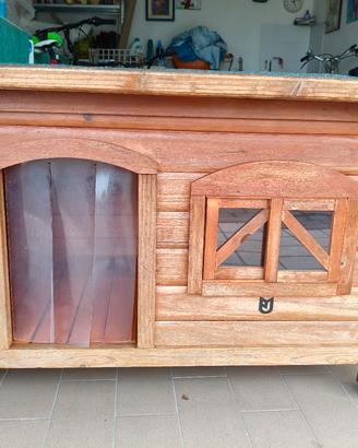 casa in legno per  animali