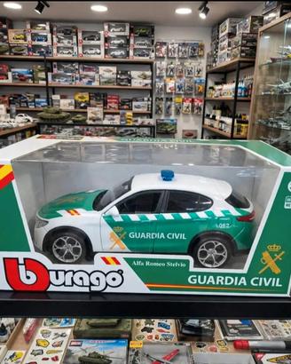 Alfa Romeo Stelvio della Guardia Civil in scala