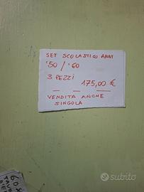set scolastico vintage 