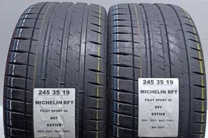 2 GOMME 245 35 19 MICHELIN RFT NUOVE RIF3501