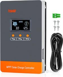 Regolatore Solare MPPT 100Am, 12V 24V 36V 48V Aut.