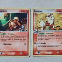 Growlithe 65/100e Arcanine 15/100 Ex sandstorm