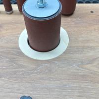 Base per levigare coi rulli per trapano a colonna