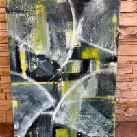 quadro astratto materico Mazzaretto originale