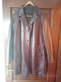 cappotto vintage in vera pelle