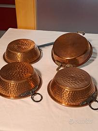 pentole vintage in rame