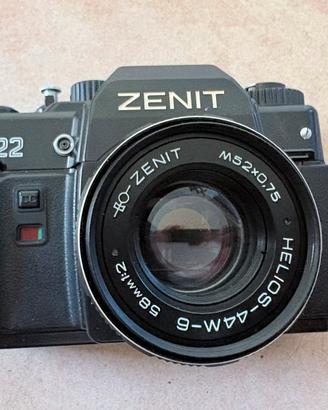 ZENIT 122 + teleobiettivo + flash