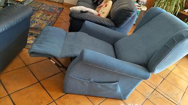 Poltrona relax elettrica reclinabile 2 motori