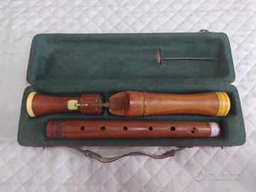 Antico flauto dolce in legno marchio Barenreiter