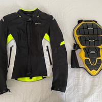 Giacca moto SPIDI donna + protettore paraschiena