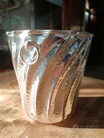 Glacette da champagne o vaso in Silver