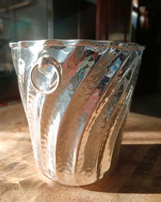 Glacette da champagne o vaso in Silver