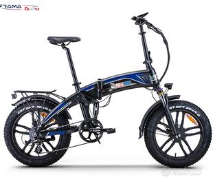 Fatbike Ncx RD8 ALLOY 20" 250W 48V nero/blu