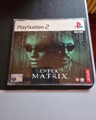 Gioco PS2 enter the Matrix edizione speciale 