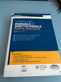 Manuale di diritto penale parte speciale