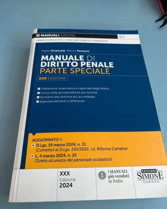 Manuale di diritto penale parte speciale