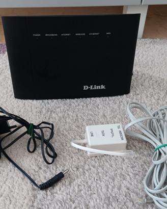 Modem d-link dsl-3782 adsl wifi internet"