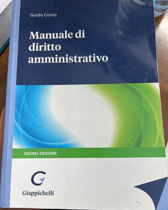 Manuale di diritto amministrativo, Corso