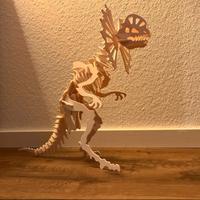 Puzzle dilofosauro stampato in 3d