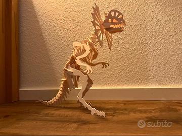 Puzzle dilofosauro stampato in 3d