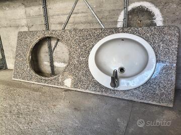 top in marmo per bagno
