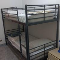 Letto a castello in metallo