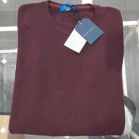 Maglione Lana e Cashmere bordeaux 