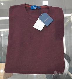 Maglione Lana e Cashmere bordeaux 