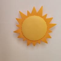 lampadario bambini sole