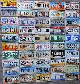 Targhe Americane Originali auto e moto - A scelta