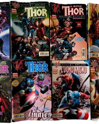 Lotto 8 Fumetti Marvel Panini Vendicatori Divisi