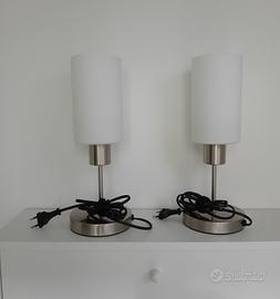 Nuove, coppia lampade touch