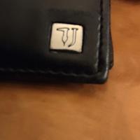 Portafoglio Trussardi Jeans in pelle colore nero 