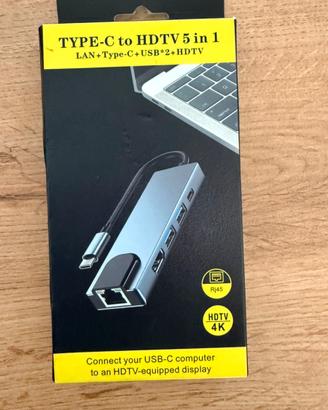 Adattatore mac type-c to hdtv 5