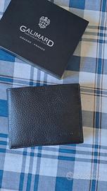 Portafoglio GALIMARD nero in pelle