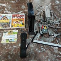 Lotto completo Nintendo Wii + Wiimote e 3 giochi