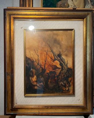 Attilio Gattafu opera da collezione bosco