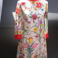 Due Abiti Gucci Vintage Seta Anni60 Flora e Funghi