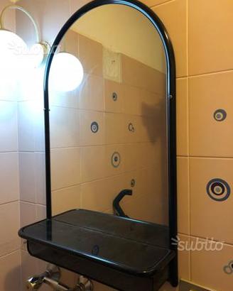 Specchio con mensola per bagno