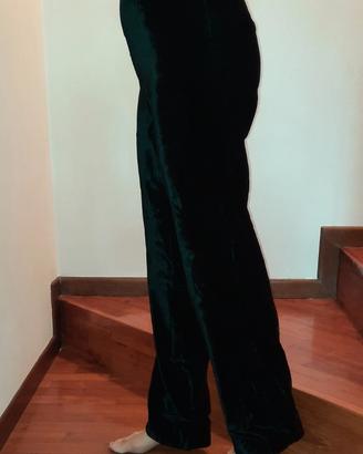 PESERICO pantaloni misto seta mis. 40 originali