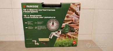 Parkside seghetto gattuccio nuovo ricaricabile 12V
