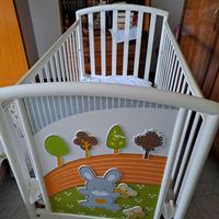 Lettino  Pali  con materassino