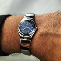Swatch Irony AG1998 Orologio Vintage argentato Blu
