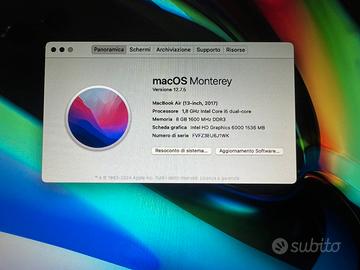 MacBook air 13" inch 2017