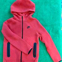Nike Tech fleece  felpa rossa ragazzo