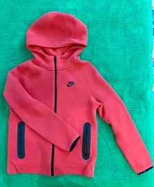 Nike Tech fleece  felpa rossa ragazzo