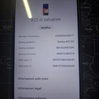 SAMSUNG A22 5G 128GB NERO