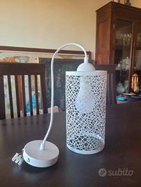 Lampadario a sospensione IKEA Sötrönn bianco
